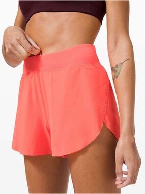 Lululemon Find Your Pace Shorts 3” Sunset Size 2